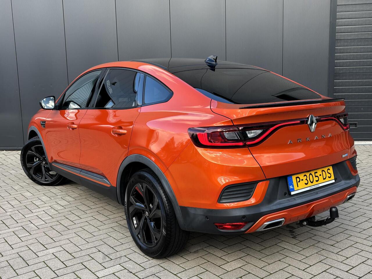 Renault Arkana E-Tech Hybrid 145 R.S. Line | AUTOMAAT | PANODAK | STUUR+STOELVERWARMING | CAMERA ACHTER | ELEK. STOELEN+RAMEN | TREKHAAK | APPLE CARPLAY | ANDROID AUTO |