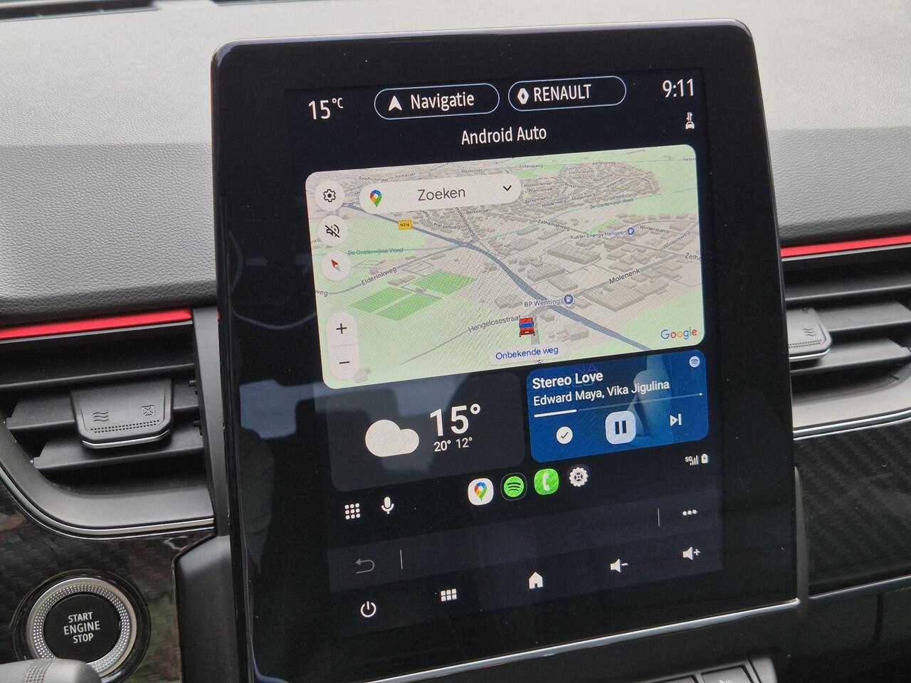 Renault Arkana 1.3 TCe Hybrid 140 R.S. Line Automaat / Pack Look / Apple Carplay Android Auto / Adaptief CC / Stuur- en Stoelverwarming / Achteruitrijcamera / Keyless Entry/Start / Climate control / Draadloze telefoon lader /