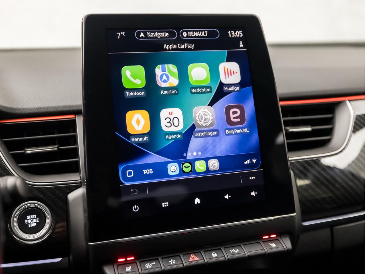 Renault Arkana 1.3 TCe 140 R.S. Line Sport 141Pk Automaat (GROOT NAVIGATIE, APPLE CARPLAY, CAMERA, LEDEREN SPORTSTOELEN, ZWART HEMEL, DIGITAL DASHBOARD, STOELVERWARMING, GETINT GLAS, LED KOPLAMPEN, NIEUWSTAAT)