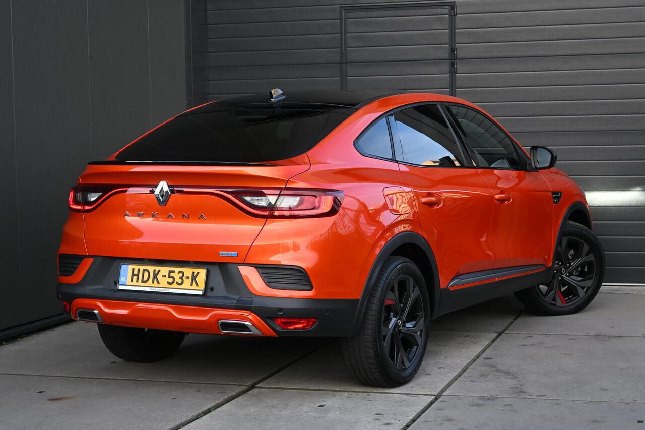 Renault Arkana E-Tech Hybrid 145 RS Line | TREKHAAK | SCHUIF/KANTELDAK | STUUR/STOELVERWARMING | CAMERA | LEDER | ADAPT. CRUISE CONTROL | CLIMATE CONTROL | PDC | LMV