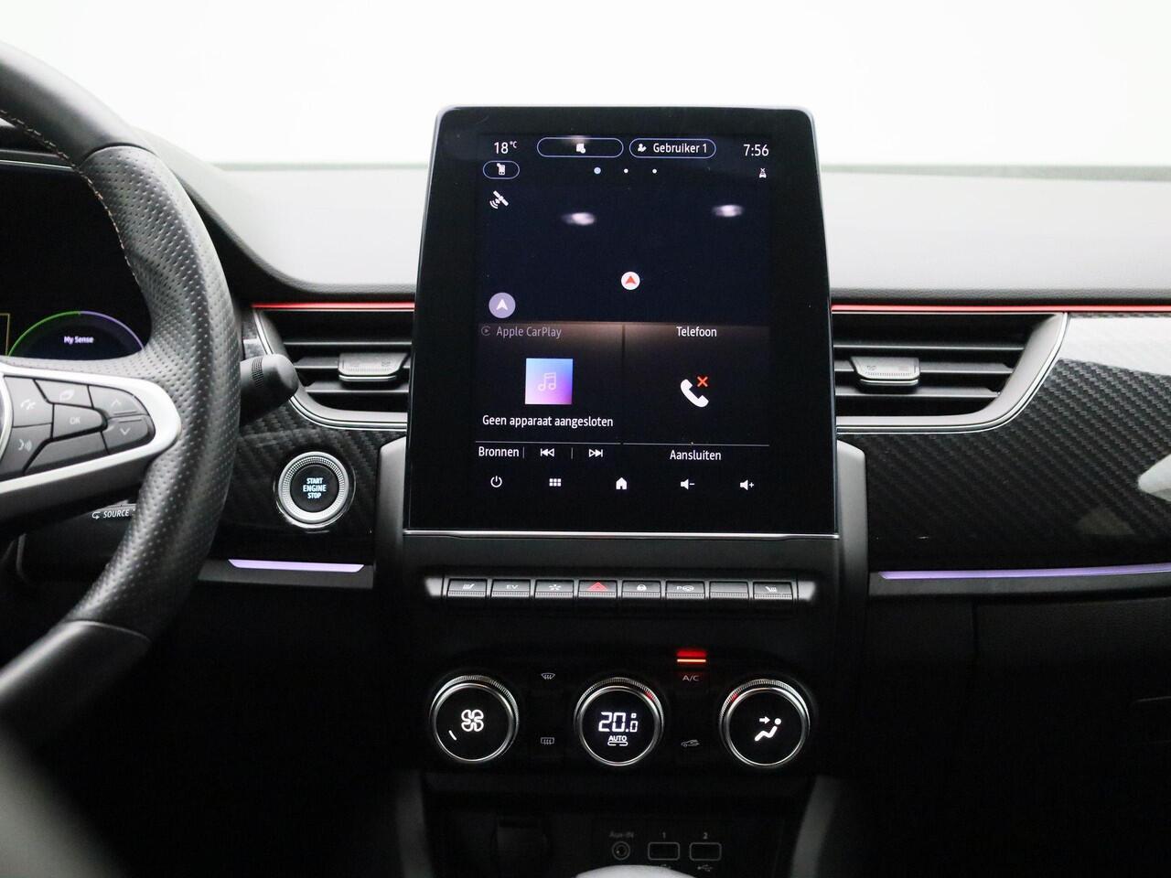 Renault Arkana 1.6 E-Tech Hybrid 145 R.S. Line | Lederen Bekleding | Adaptieve Cruise Control | Stoel- & Stuurwielverwarming | Camera | Blind Spot Warning | PDC Rondom | Elektrisch Verstelbare Stoelen | Keyless | LED Pure Vision | Apple Carplay & Android Auto