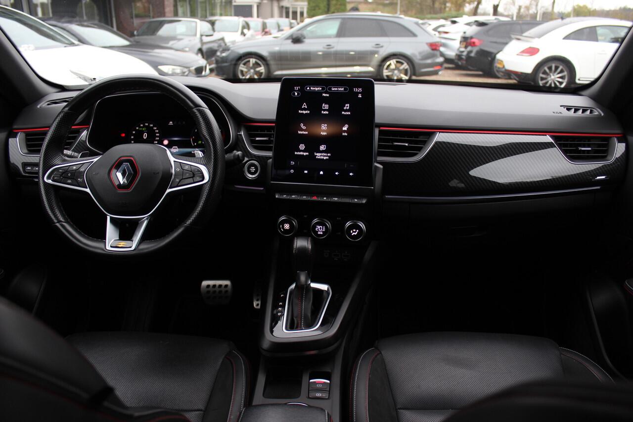 Renault Arkana 1.3 TCe 140 R.S. Line / Camera / Leder / 18'' / Bose / Keyless / Sfeerverlichting / Navigatie / Dodehoek / DAB / ACC / Stoelverwarming