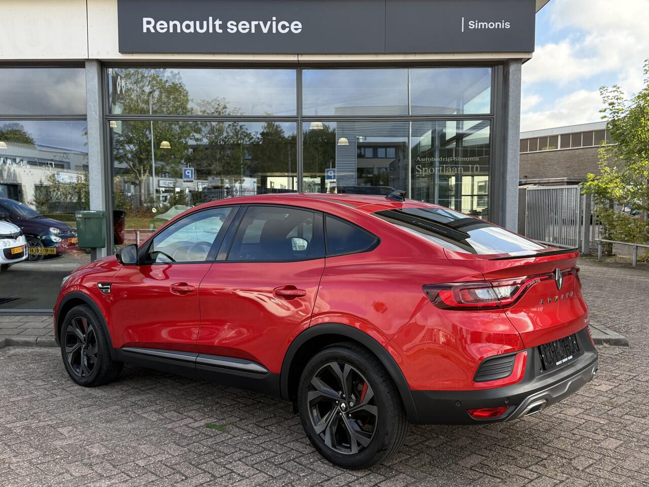 Renault Arkana 1.6 E-Tech Hybrid 145 R.S. Line Afn. Trekhaak - Adaptive Cruise - Lederen bekl - Stoel + stuur verwarming