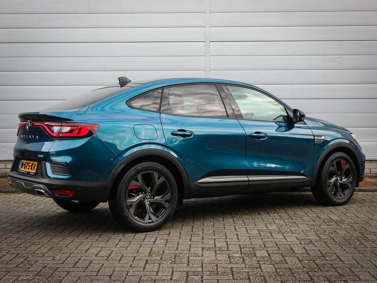 Renault Arkana 1.6 E-Tech Hybrid 145 R.S. Line | Clima | Cruise | Navi | Leer | Trekhaak | Lichmetaal | Led | Stoelverwarming | Pdc |