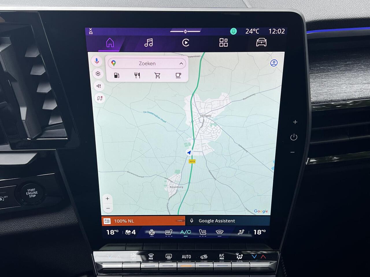 Renault Austral 1.3 mild hybrid 160 Techno Automaat / Volledig digitaal dashboard / Trekgewicht 1.800 kg / Elektr. bestuurdersstoel en klep / Navi / Adapt. CC / Apple Carplay Android / 19" LM wielen /