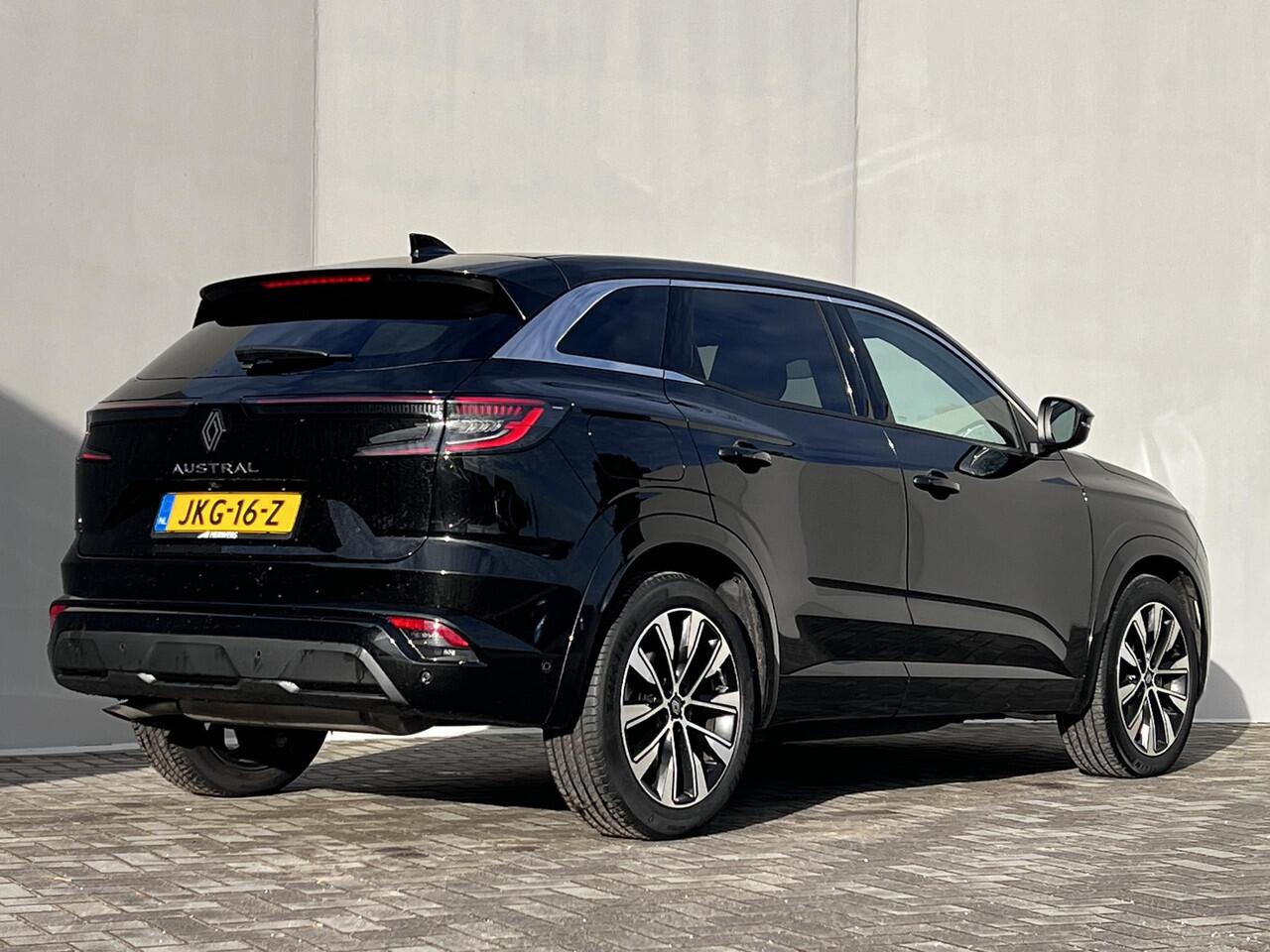 Renault Austral 1.3 mild hybrid 160 X-Tronic techno Automaat / Fabrieksgarantie tot 04-2027 / 1.800 kg trekgewicht / Stuur-, stoel- en voorruitverwarming / Navigatie / Apple Carplay Android / Adaptieve CC / 19" LM wielen /