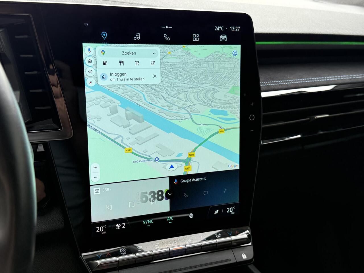 Renault Austral 1.2 E-Tech full hybrid 200 techno esprit Alpine | Trekhaak | Google Maps geïntegreerd | Cruise adaptief | Achteruitrijcamera | LED | Key-less | Elektrische achterklep | Lichtmetaal 20'' |