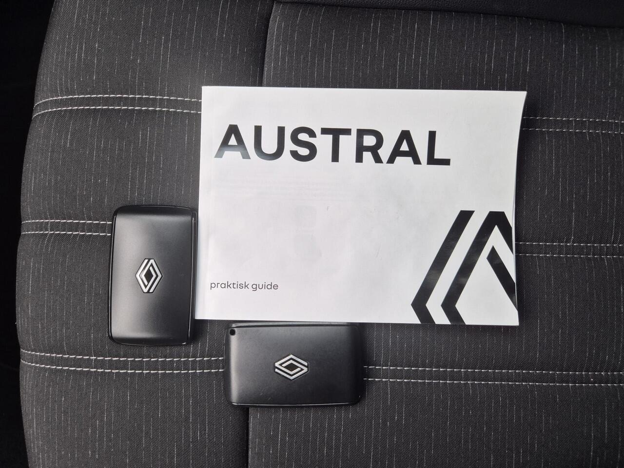 Renault Austral 1.3 mild hybrid 160 X-Tronic techno / Trekgewicht 1800 KG / Stoelverwarming / elektrisch verstelbare stoel / verwarmbaar stuur / verwarmbare voorruit / elektrische achterklep / keyless entry / adaptieve cruise control / LED koplampen / draadloze oplader /