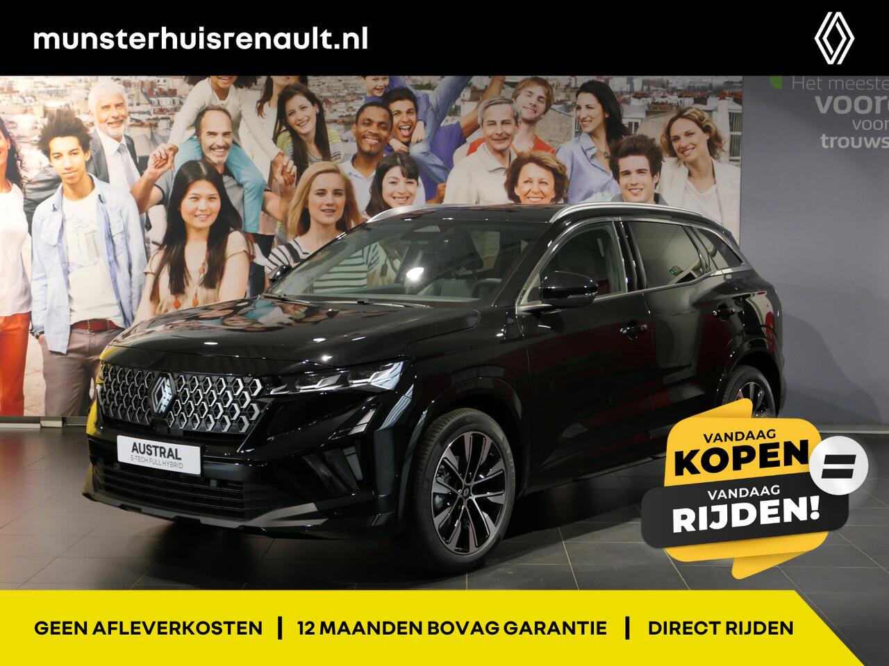 Renault Austral 1.3 mild hybrid 160 X-Tronic techno - Occasion Lease vanaf ¤619 p/m - *NIEUW* - Clima - adaptive cruise - dode hoek - draadloze telefoonlader