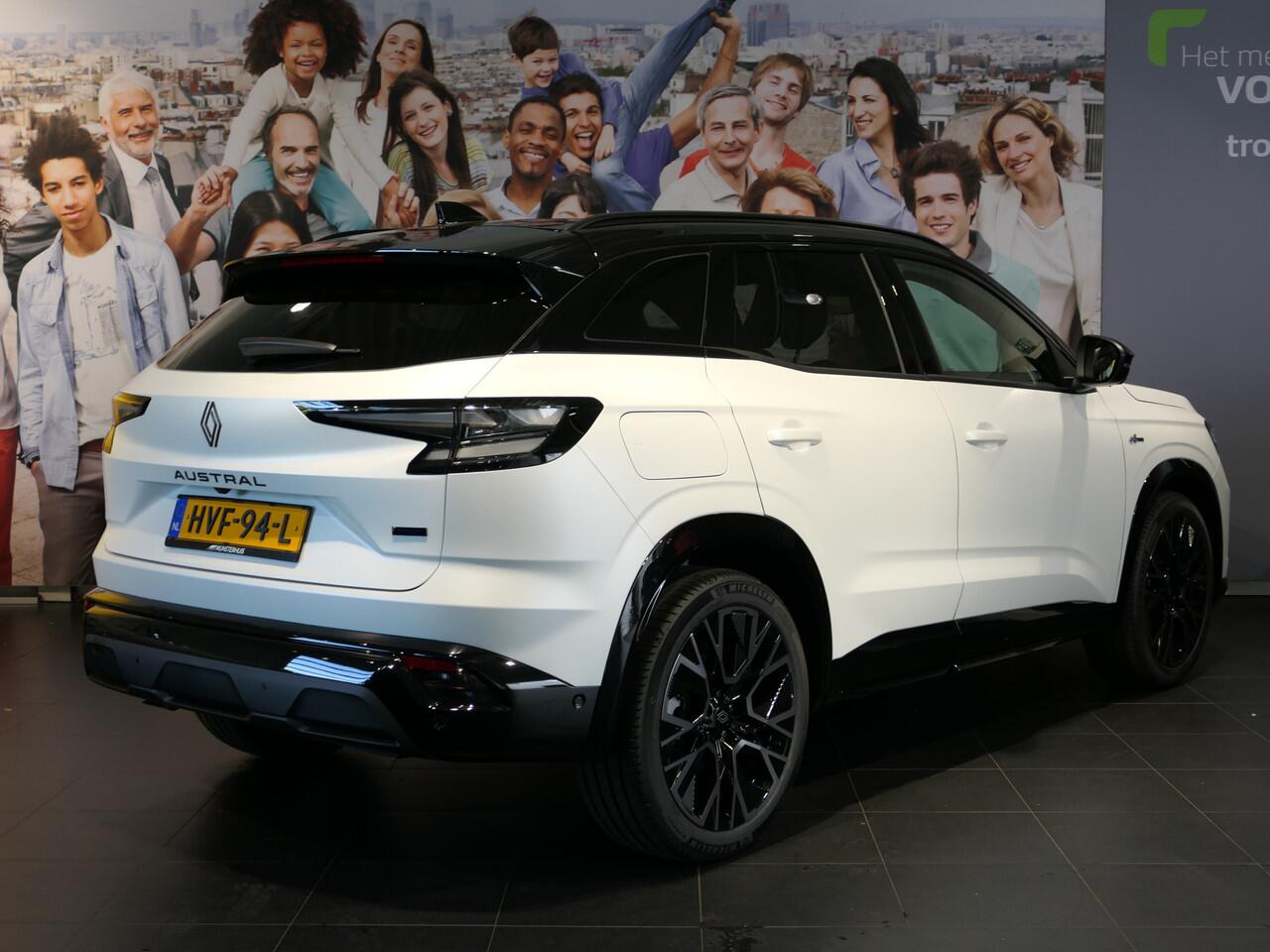 Renault Austral 1.2 E-Tech full hybrid 200 iconic esprit Alpine Mat Wit, HarmanKardon, Pano, 360 Camera