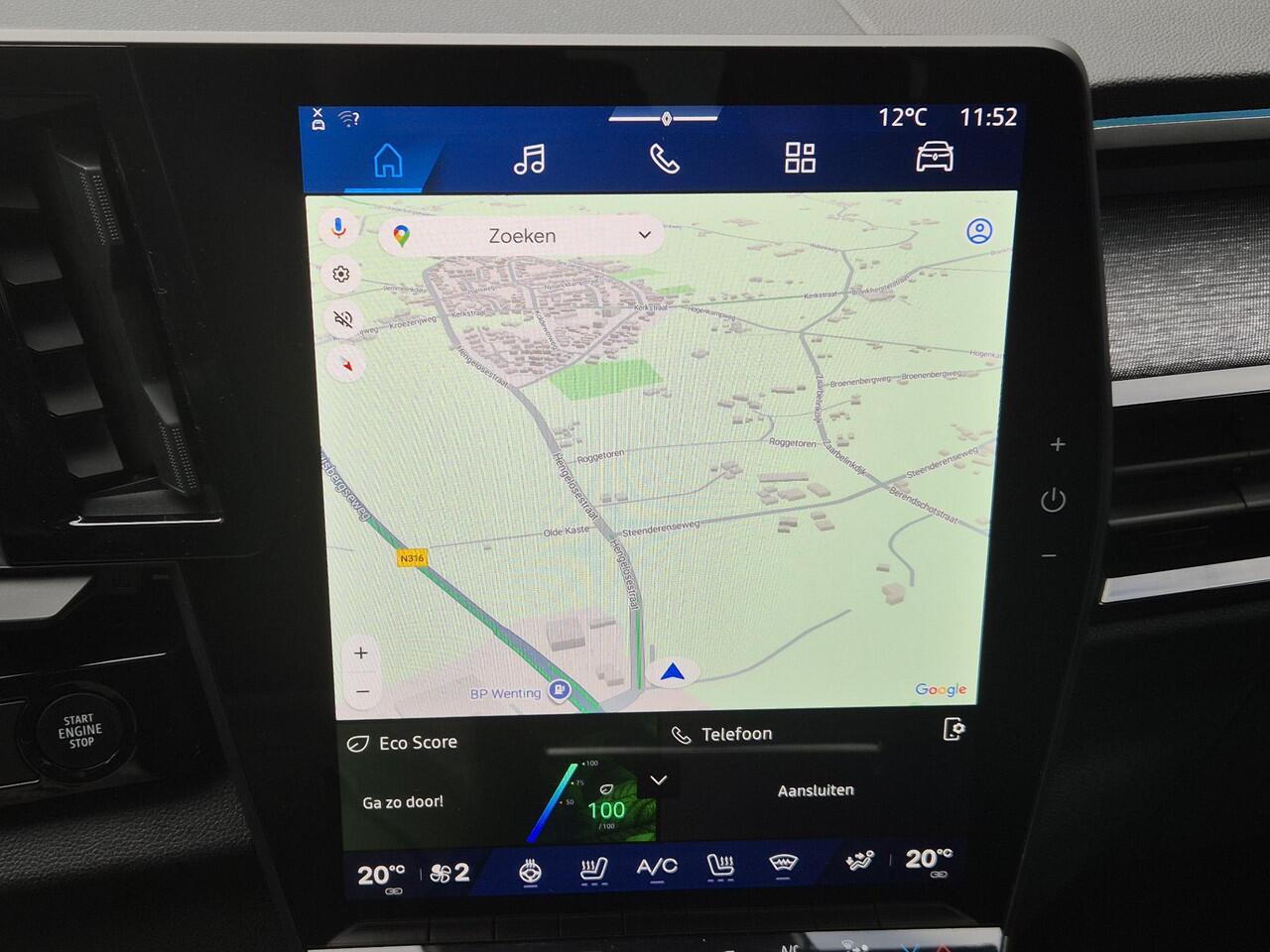 Renault Austral 1.3 mild hybrid 160 X-Tronic techno / Trekgewicht 1800 KG / Stoelverwarming / elektrisch verstelbare stoel / verwarmbaar stuur / verwarmbare voorruit / elektrische achterklep / keyless entry / adaptieve cruise control / LED koplampen / draadloze oplader /