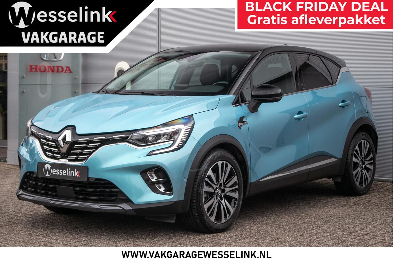 Renault CAPTUR 1.6 E-Tech Plug-in Hybrid 160 Initiale Paris Leer | Ad. Cruise | Stoelverw. | Elect. stoel | 360 cam | Nav | BOSE