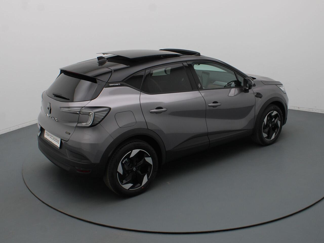 Renault CAPTUR Stam Limité 75 E-Tech 160pk full hybrid techno NIEUW! #34 van 75 Harman Kardon | 360° Camera | Adapt. Cruise | Stoel-/stuurverw. | Panoramadak