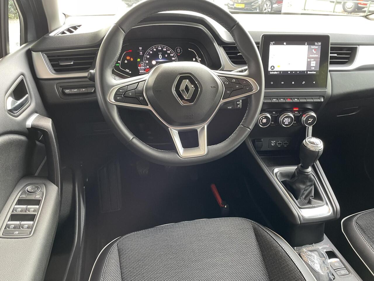 Renault CAPTUR 1.0 TCe 90 Intens ELECTRISCHE RAMEN / NAVIGATIE / AIRCONDITIONING / CRUISECONTROL / AUTOMATISCHE HANDREM / SPORTWIELEN / LANE DEPARTURE / ELECTRISCHE RAMEN / PARKEERSENSOREN