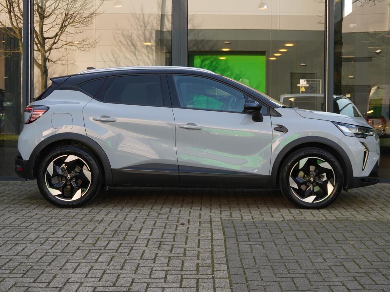 Renault CAPTUR 1.6 E-Tech full hybrid 145 techno AUTOMAAT / 10.000KM / NAVI / 360 CAMERA / PDC 360 / CRUISE / CLIMATE / KEYLESS / RESERVEWIEL / PRIVACY GLASS / APPLE CARPLAY / ANDROID AUTO / 18'' LMV