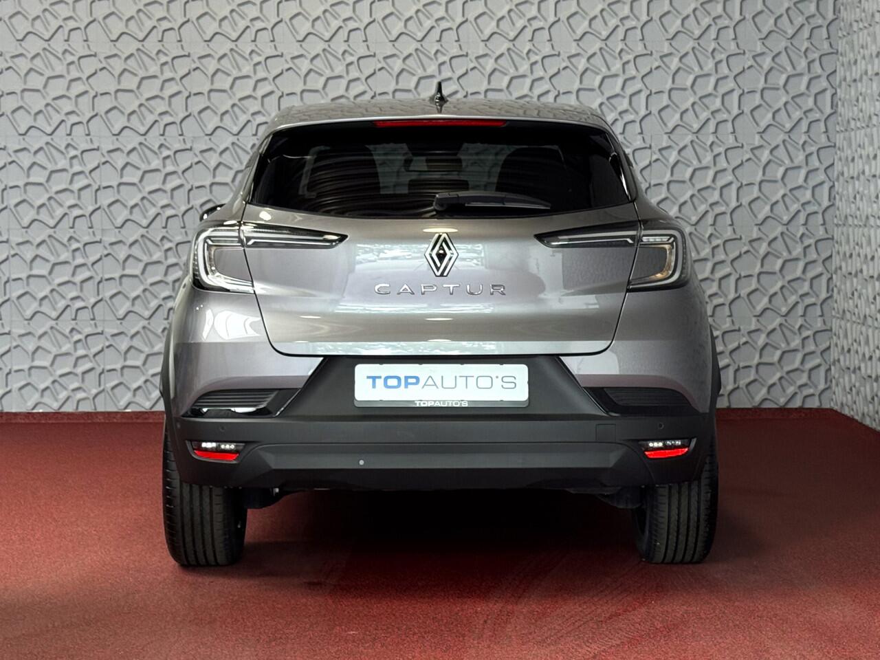 Renault CAPTUR 1.3 MILD HYBRID 160 TECHNO CAMERA 18''LMV STOEL/STUUR .VERW PURE VISION LED 10'' R-LINK NAVI 2025 EDC-automaat (Efficiënt Dual Clutch) 7 Versnellingen 1200KG Trekgewicht