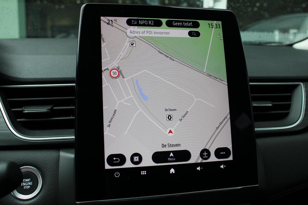 Renault CAPTUR 1.6 E-Tech plug-in hybrid 160 Initiale Paris Automaat | Stoelverwarming | Lederen bekleding | Adaptieve cruise control