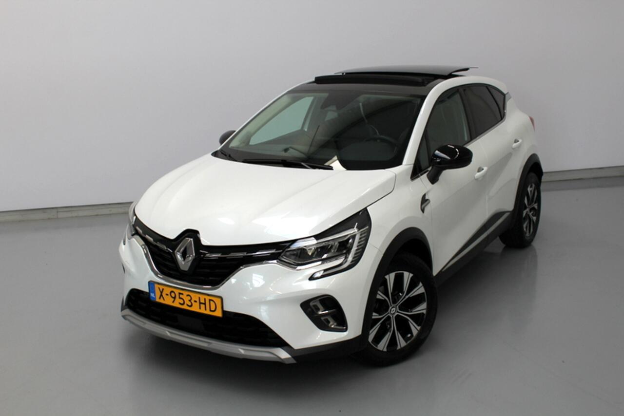 Renault CAPTUR 1.3 mild hybrid 140 techno 141PK, RIJKLAAR!! PANORAMADAK | DEELS LEER | BOSE | STOEL/STUUR/RUITVERWARMING