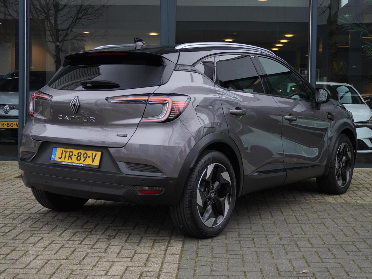 Renault CAPTUR 1.6 E-Tech full hybrid 145 techno AUTOMAAT / 10.000KM / NAVI / 360 CAMERA / PDC 360 / CRUISE / CLIMATE / KEYLESS / RESERVEWIEL / PRIVACY GLASS / APPLE CARPLAY / ANDROID AUTO / 18'' LMV