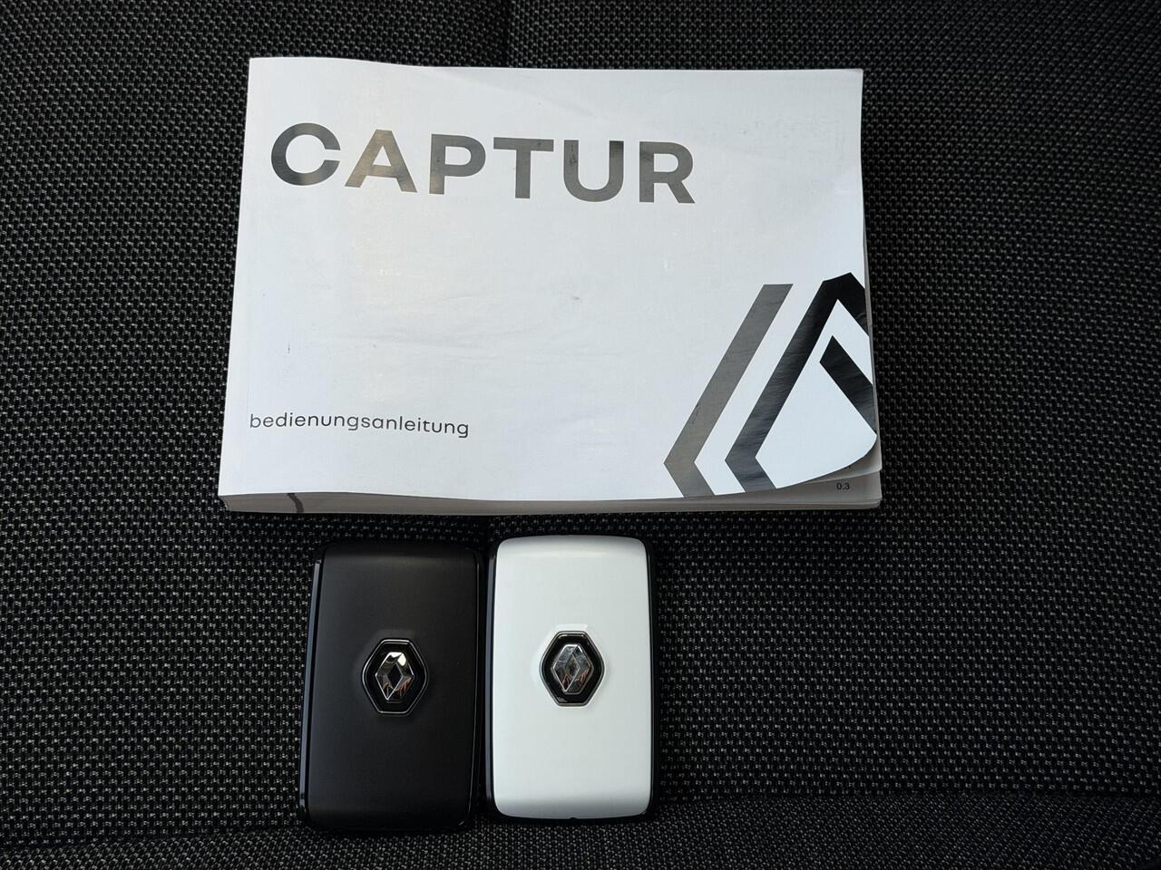 Renault CAPTUR 1.6 E-Tech full hybrid 145 techno / Schuif & Kanteldak / Dealer Onderhouden / Adaptieve Cruise / Stoel & Stuurwielverwarming / Navigatie / AppleCarplay & Android Auto / Dodehoek Detectie / Camera / Volledig digitaal instrumentenpaneel / LED / DAB /