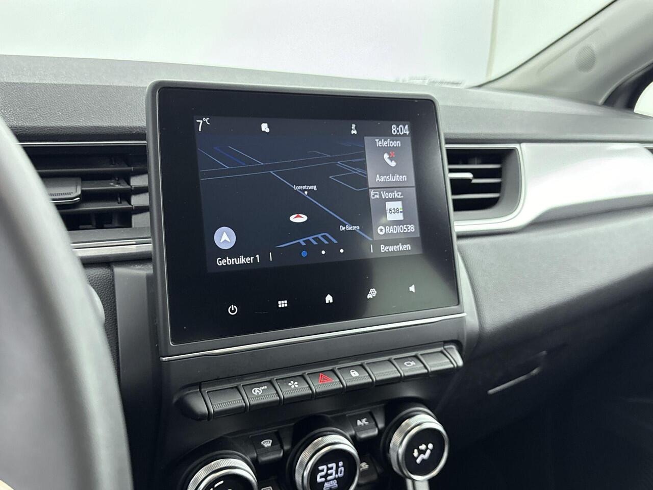 Renault CAPTUR 1.0 TCe 100Pk Bi-Fuel Intens | LPG G3 | Navigatie | Climate Control | Cruise Control | Parkeersensoren Voor & Achter | 360 Camera | Trekhaak | Apple Carplay/Android Auto | Dakrelings |