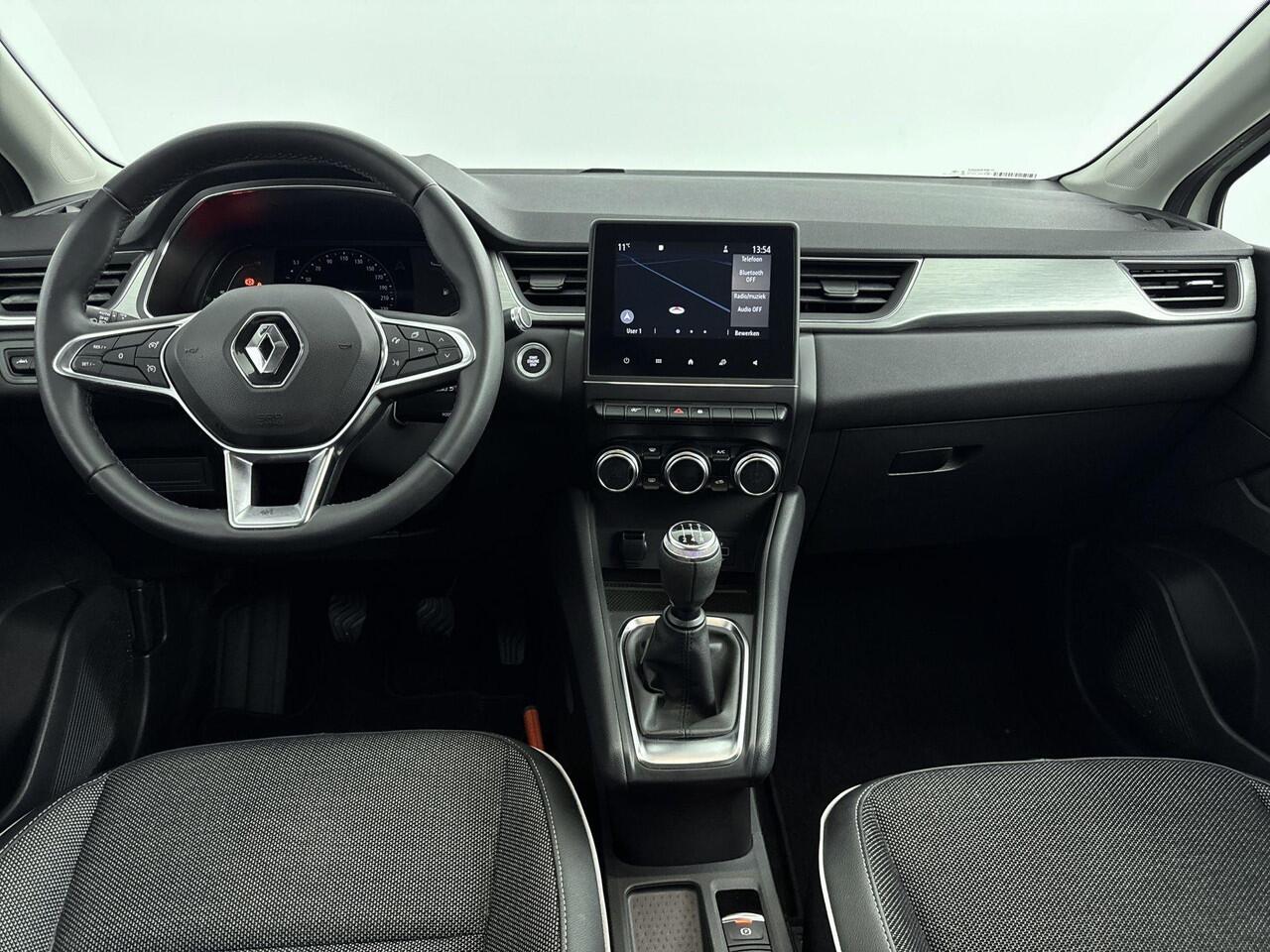 Renault CAPTUR 1.0 TCe 100 Intens | Achteruitrijcamera | Apple CarPlay/Android Auto | Cruise Control | Climate Control | Grootlichtassistent | Half-Leder | Keyless |