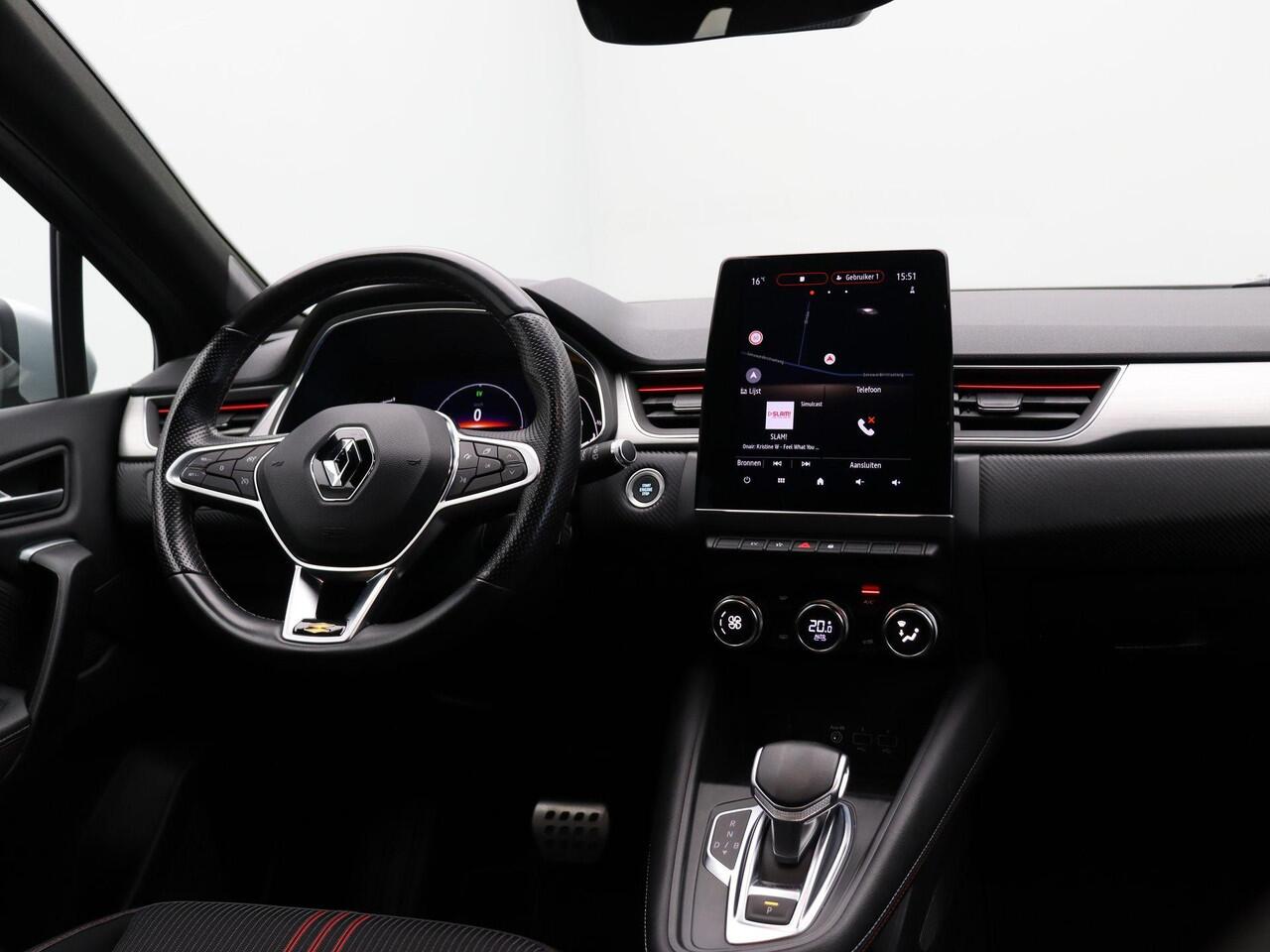 Renault CAPTUR E-Tech Hybrid 145pk R.S. Line | BOSE | Achteruitrijcamera | Parkeersensoren voor/achter |