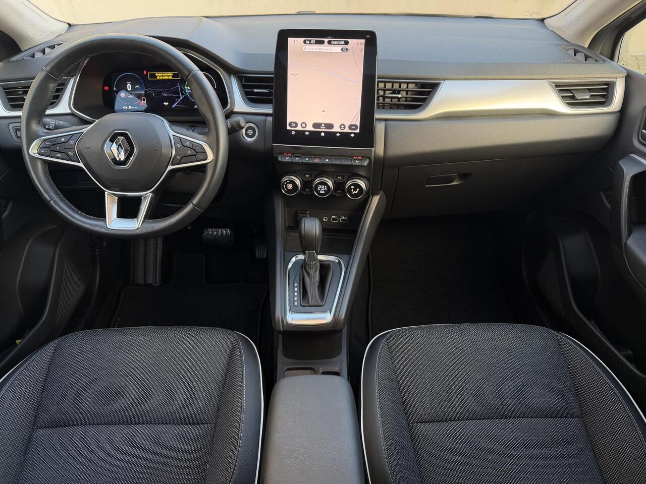 Renault CAPTUR 1.6 E-Tech full hybrid 145 techno / Schuif & Kanteldak / Dealer Onderhouden / Adaptieve Cruise / Stoel & Stuurwielverwarming / Navigatie / AppleCarplay & Android Auto / Dodehoek Detectie / Camera / Volledig digitaal instrumentenpaneel / LED / DAB /