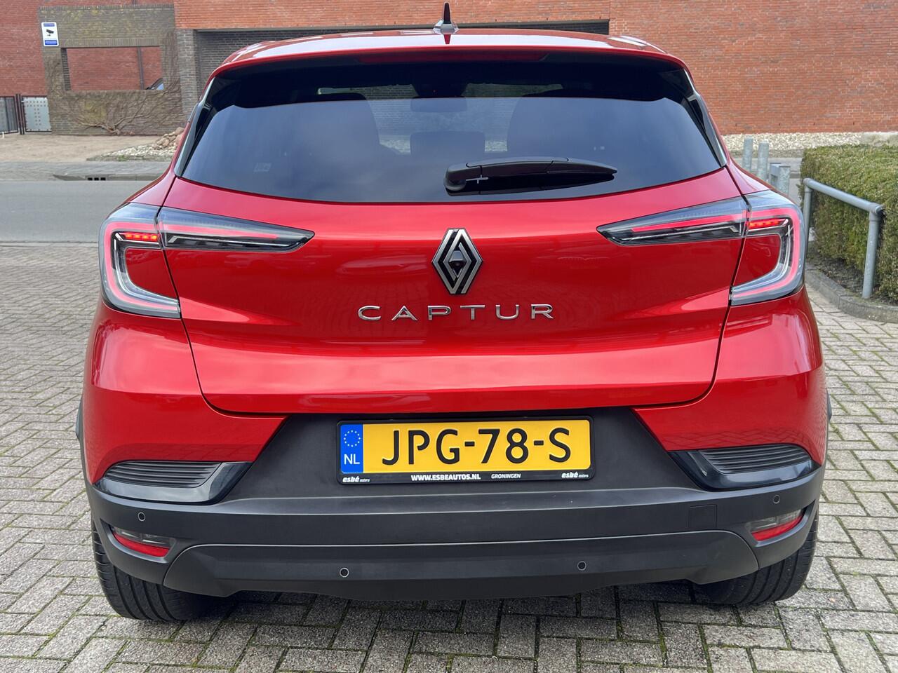 Renault CAPTUR 1.3 TCE AUTOMAAT 160 TECHNO Navigatie* Carplay Camera Adaptieve Cruise Control ACC Led Koplampen Lm Velgen Stoelverwarming Stuurverwarming Dab Getint Glas Mild Hybrid MHEV