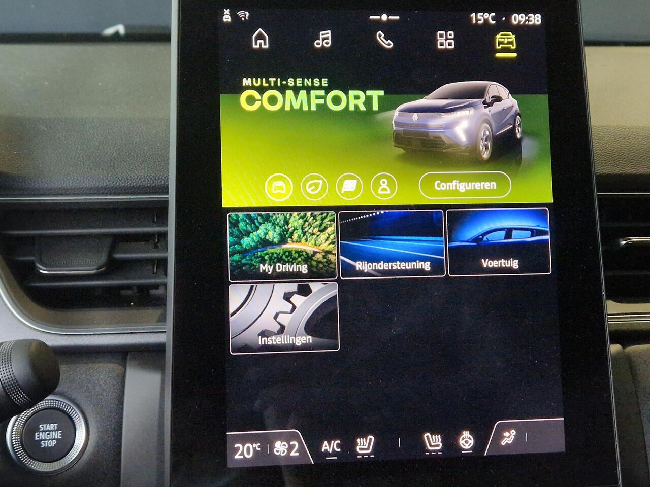 Renault CAPTUR 1.3 mild hybrid 160 techno | AUTOMAAT | ADAPTIVE CRUISECONTROL | ACHTERUITRIJCAMERA | PARKEERSENSOREN ACHTER | APPLE CARPLAY & ANDROID AUTO| STOEL-/STUUR VERWARMING