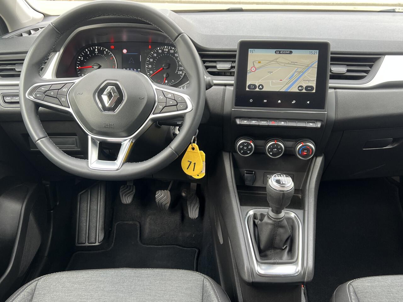 Renault CAPTUR 1.0 TCe 90 Navigatie Stoelverwarming Parkeersensoren Apple Carplay Android Auto Cruise Control Airco Dab