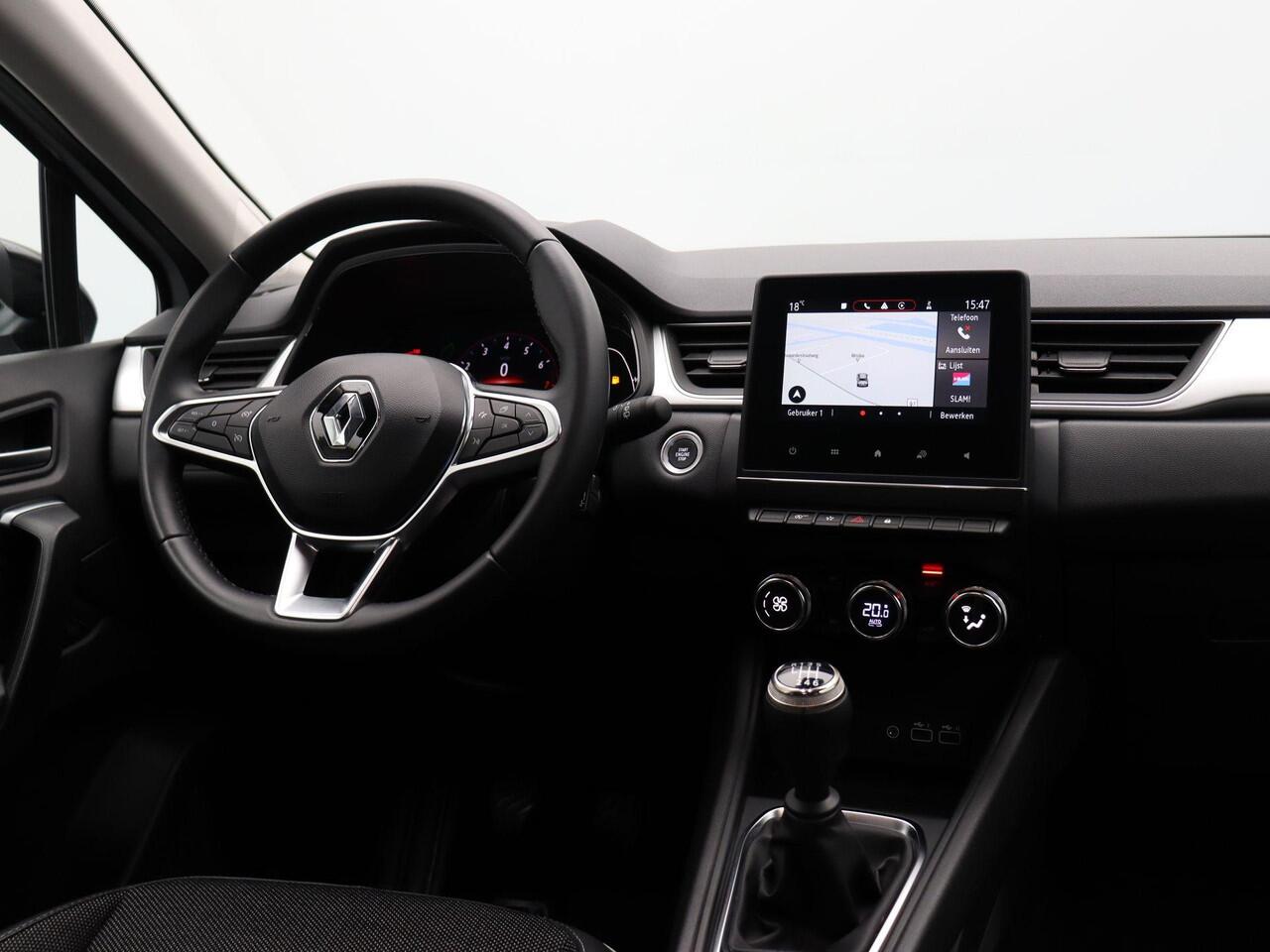 Renault CAPTUR TCe 90pk Techno | Achteruitrijcamera | Parkeersensoren voor en achter | Navigatie | Apple Carplay en Android Auto |