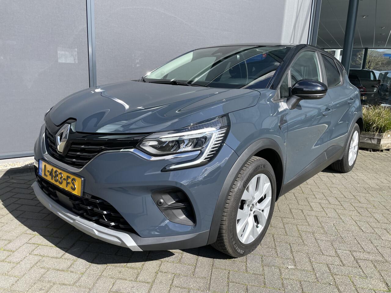 Renault CAPTUR 1.0 TCe 100 Bi-Fuel Business Zen G3 uitgerust met comfort en parking pakket met o.a. Climate control - Cruise control - Parkeersens. V+A - Navi full map - A-uitrijcamera - LED verlicht. - Trekhaak - Regensensor - rijstrook sensor - hill hold