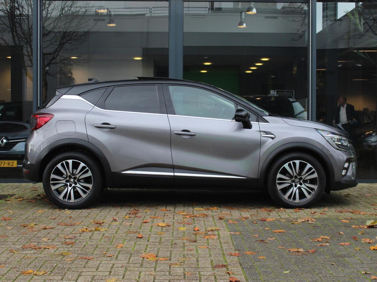 Renault CAPTUR 1.3 TCe 140 Initiale Paris AUTOMAAT / PANO / BOSE / LEDER / 10,25'' DASH / 9,3'' NAVI / ADAPT. CRUISE / CAMERA / CLIMATE / STOELV. / STUURV. / VOORRUITV. / KEYLESS / 18'' LMV