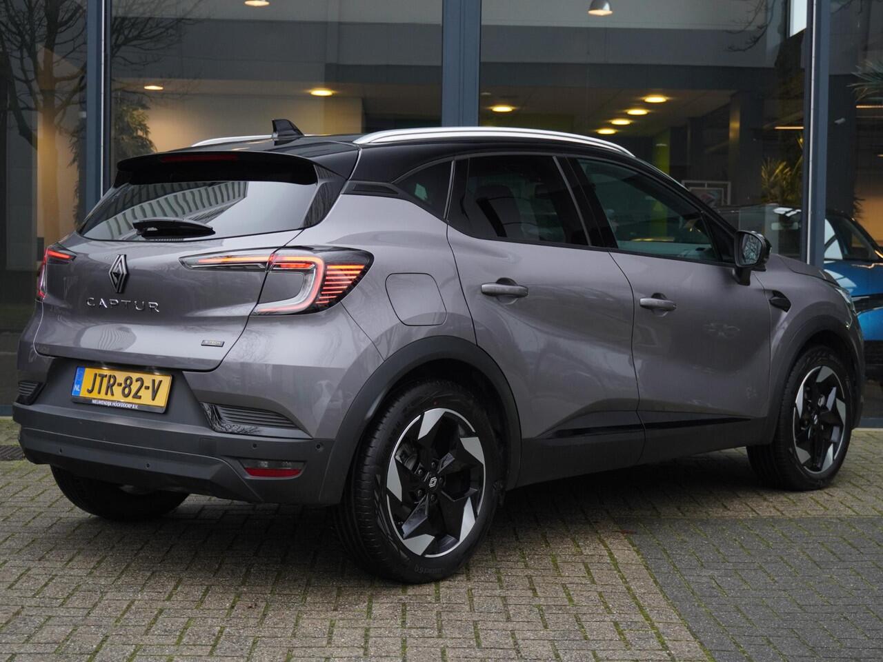 Renault CAPTUR 1.6 E-Tech full hybrid 145 techno AUTOMAAT / 11.000KM / NAVI / 360 CAMERA / PDC 360 / CRUISE / CLIMATE / KEYLESS / RESERVEWIEL / PRIVACY GLASS / APPLE CARPLAY / ANDROID AUTO / 18'' LMV