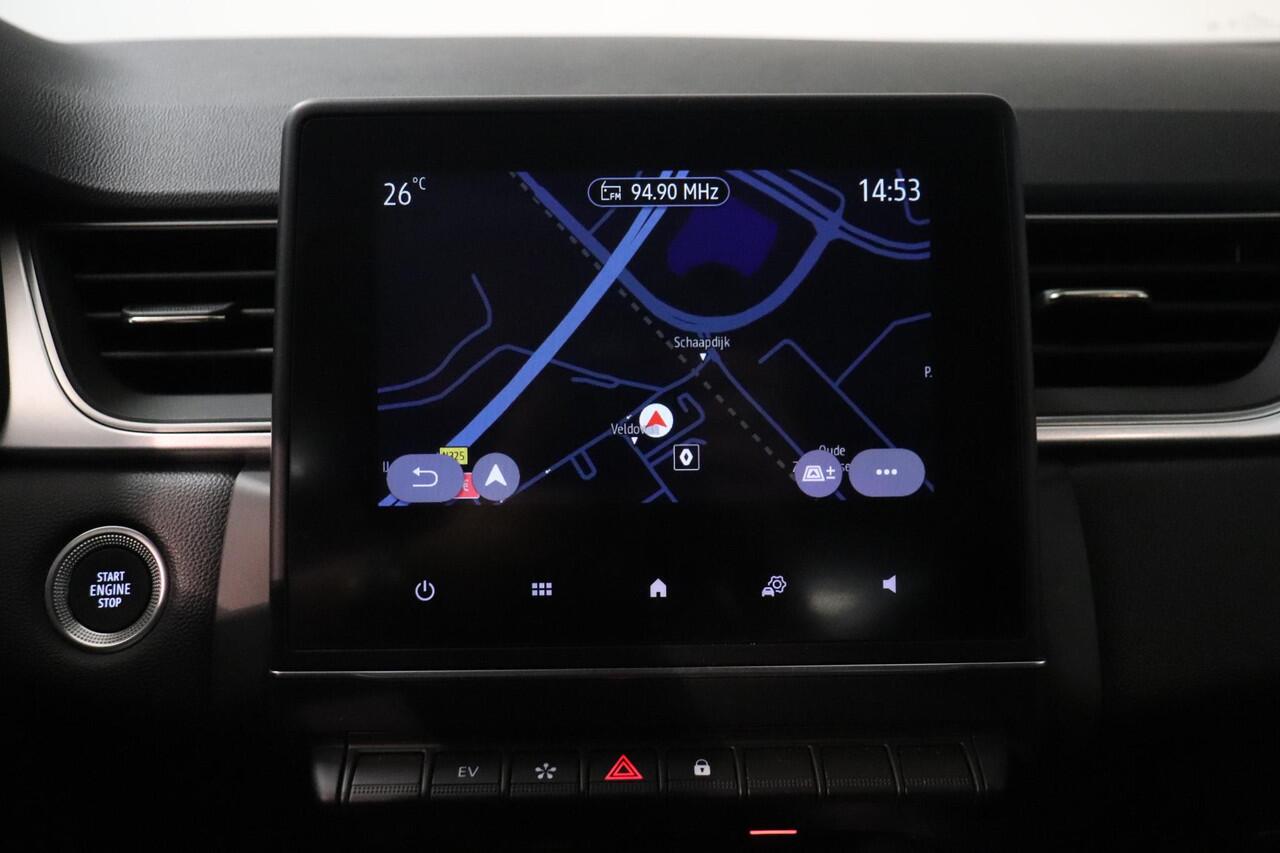 Renault CAPTUR 1.6 E-Tech plug-in hybrid 160 techno | Camera | Navigatie | AppleCarplay | 18"Lichtmetaal | Climate control | All season |