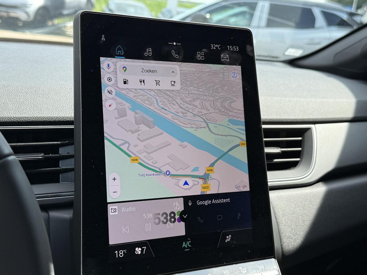 Renault CAPTUR 1.3 mild hybrid 160 techno | Google Maps geïntegreerd | Achteruitrijcamera | LED | Key-less | DAB | Climate Control | Lichtmetaal |