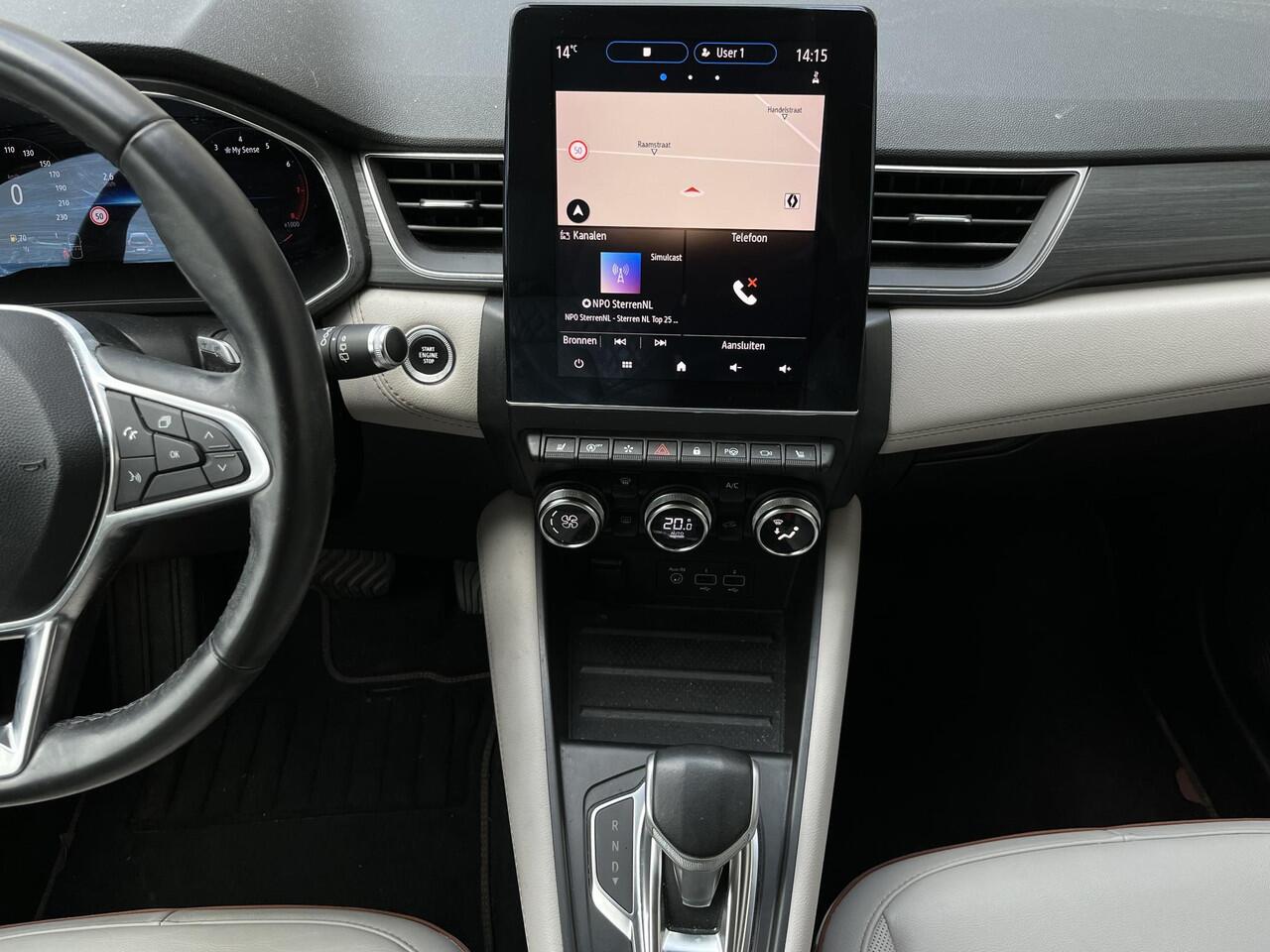 Renault CAPTUR 1.3 TCe EDC 130 Initiale Paris | Lederen bekleding | All-Season banden | Adaptive Cruise Control | 360° Camera