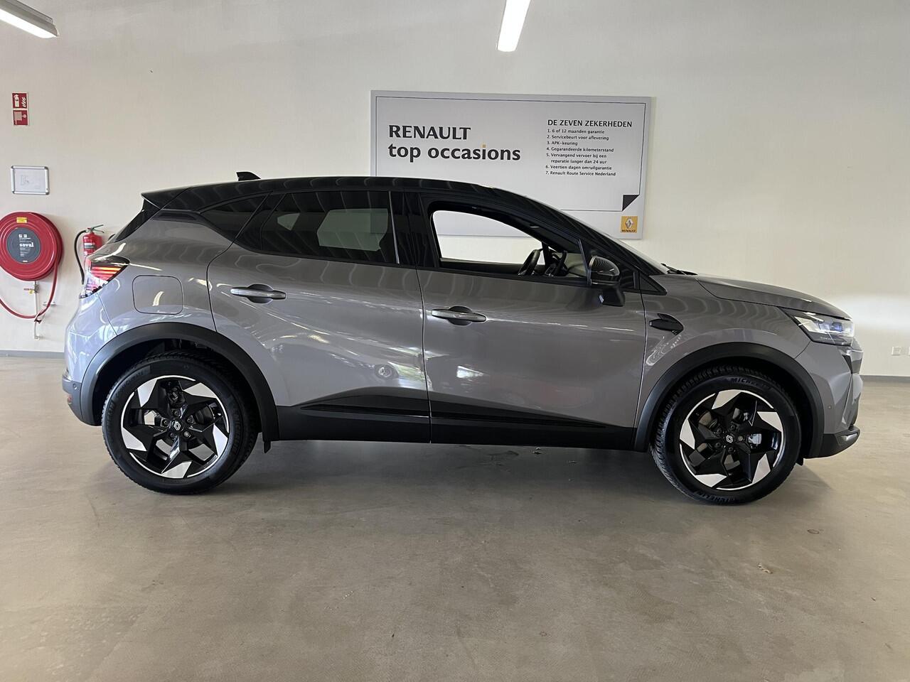 Renault CAPTUR 1.6 E-Tech full hybrid 145 techno / SCHUIF KANTELDAK / NAVIGATIE / GOOGLE ASISTENT / CLIMATE CONTROLE /PARKEERSENSOREN VOOR EN ACHTER+CAMERA.