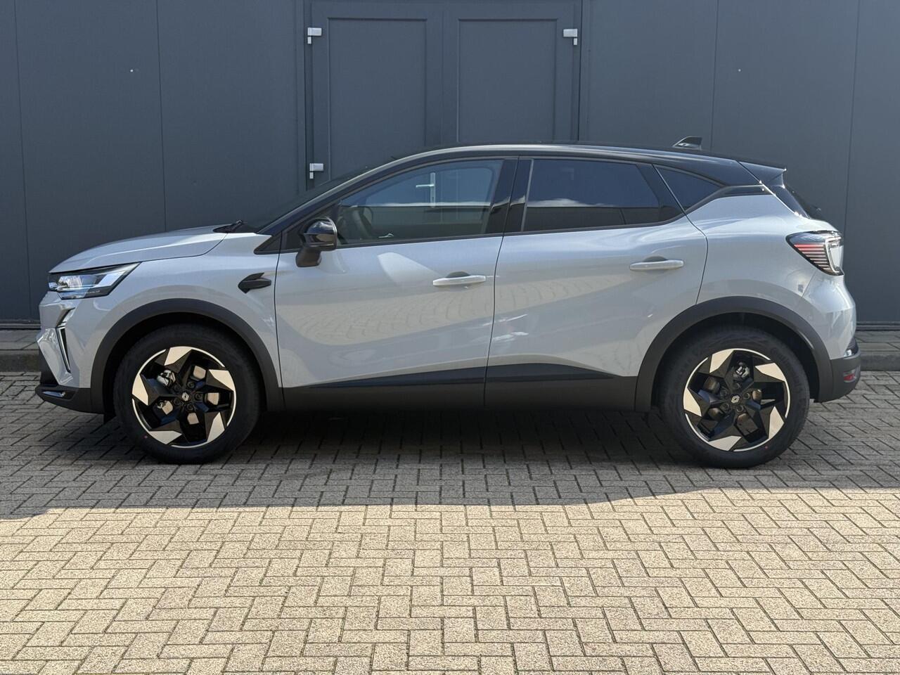 Renault CAPTUR 1.8 E-Tech full hybrid 160 techno / Two Tone Gris Rafale / Achteruitrijcamera / Apple Carplay / Adaptieve Cruise Control / Donkere Hemelbekleding / Multifunctioneel Stuurwiel