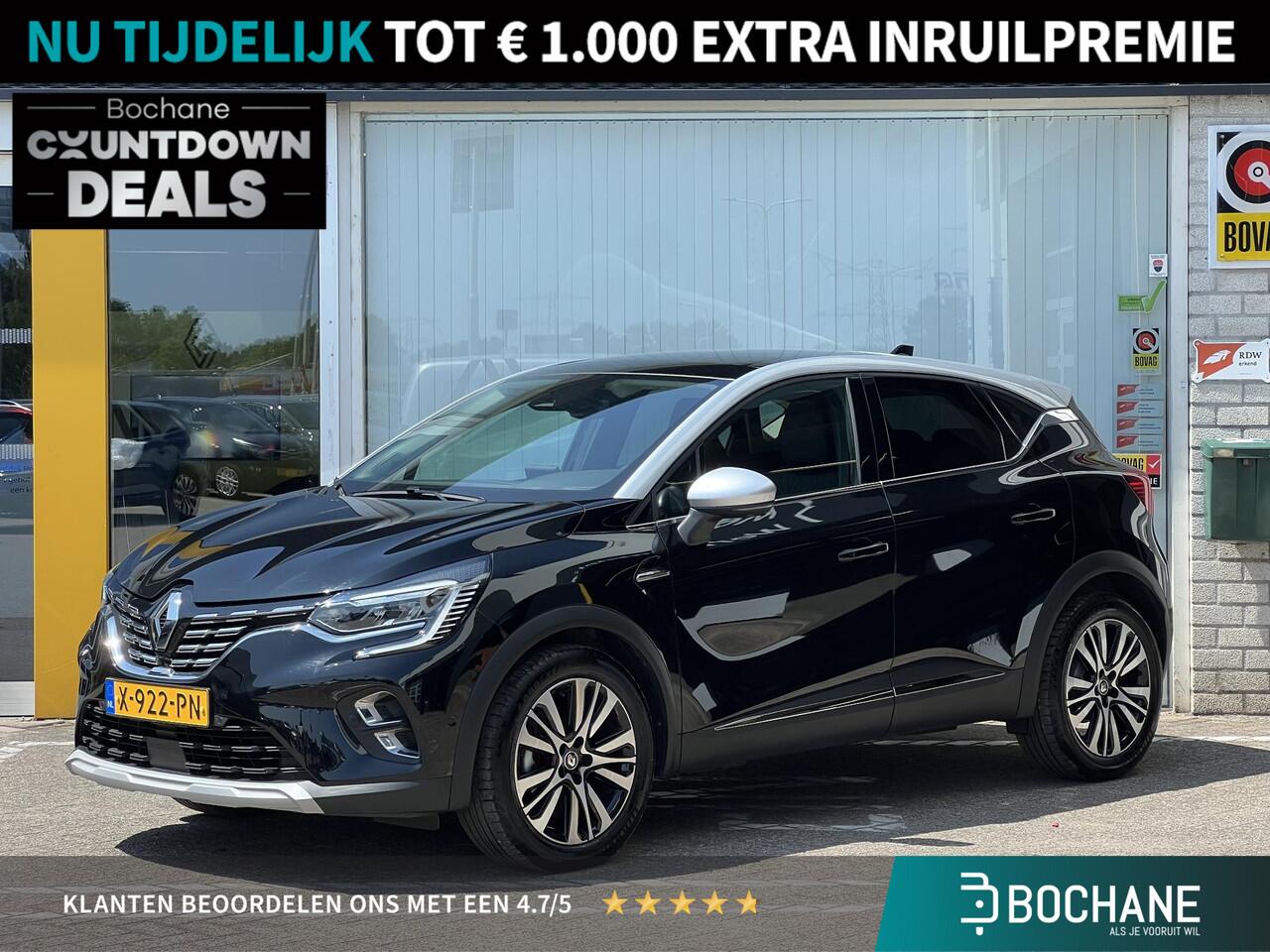 Renault CAPTUR 1.3 mild hybrid 160 iconic | Glazen schuif-kantel dak | 360 graden camera | Adaptieve Cruise Control | Leer | Stoel & stuur verwarming |