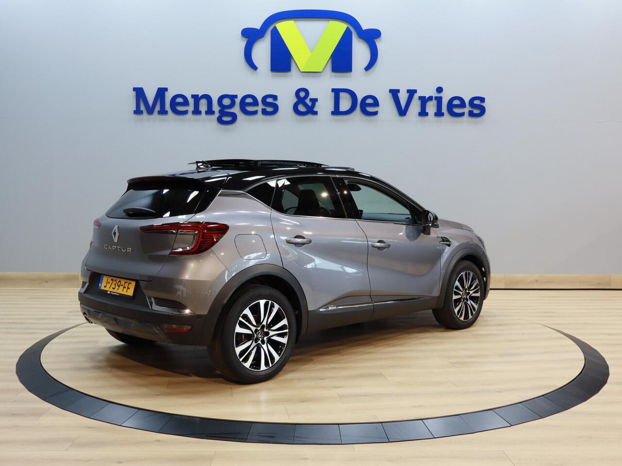 Renault CAPTUR 1.3 TCe 155 Initiale Paris Airco ECC | Adaptive Cruise | Panorama | 360 Camera | Virtual | Leder | Apple Carplay Isofix | NAP