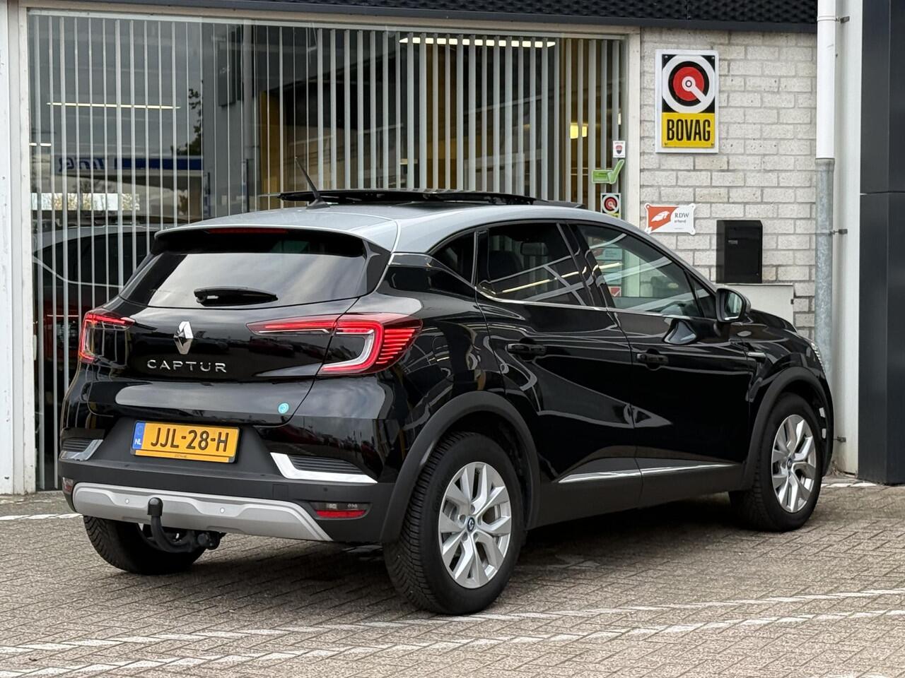 Renault CAPTUR TCe 140 EDC Intens | Trekhaak | Glazen schuif-kantel dak | Stoel & stuur verwarming | Navi groot | DAB | Achteruitrijcamera | Climate Control | Key-less |