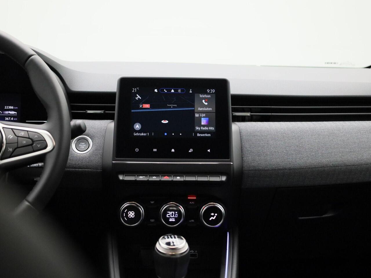 Renault CLIO TCe 90 Techno | Easy Link Navigatie met Apple Carplay & Android Auto | Lichtmetalen velgen | Metaalkleur | Parkeersensoren achter met camera | Climate Control |