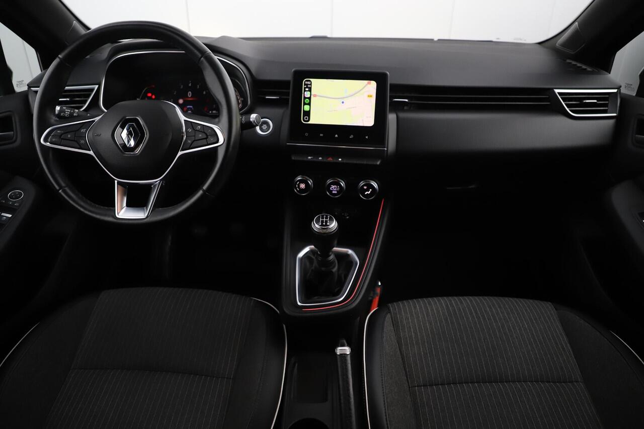 Renault CLIO 1.0 TCe Intens Half Leder Sfeerverlichting 17 inch LMV Full LED Climate Cruise Control Navigatie Achteruitrijcamera Carplay Android Parkeersensor Rijstrooksensor