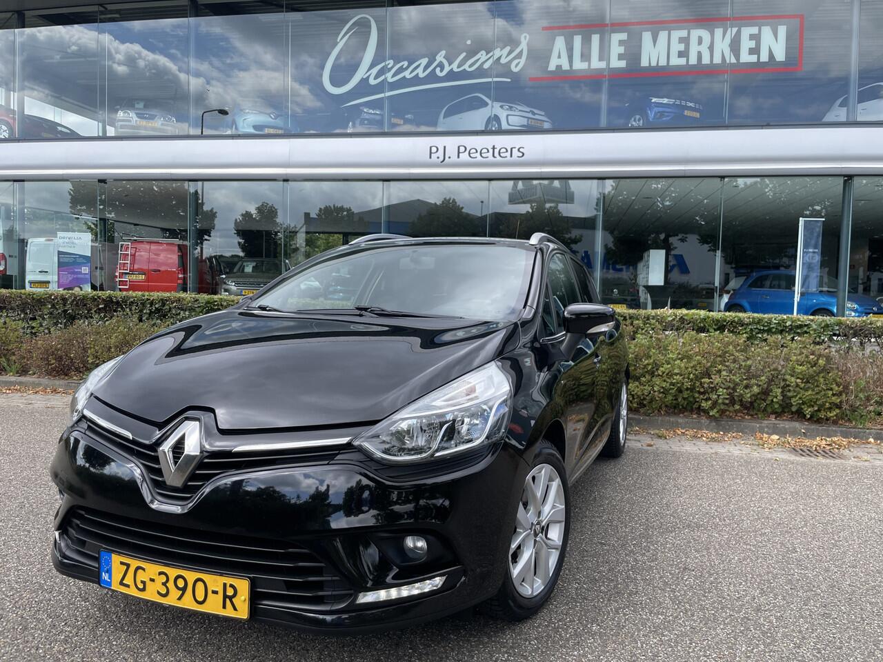 Renault CLIO Estate 0.9 TCe Limited Airco - Cruise control - Parkeersensoren achter - Navigatie full map - Mistlampen voor - Lederen stuurwiel - Dakrails