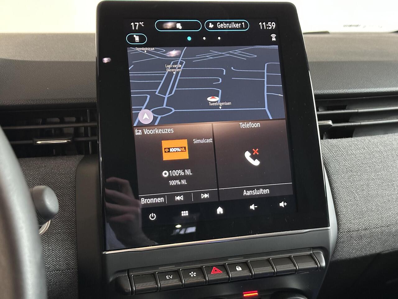 Renault CLIO 1.6 E-Tech Full Hybrid 145 techno NAVIGATIE | ACHTERUITRIJCAMERA | PARKEERSENSOREN ACHTER | CLIMATE CONTROL