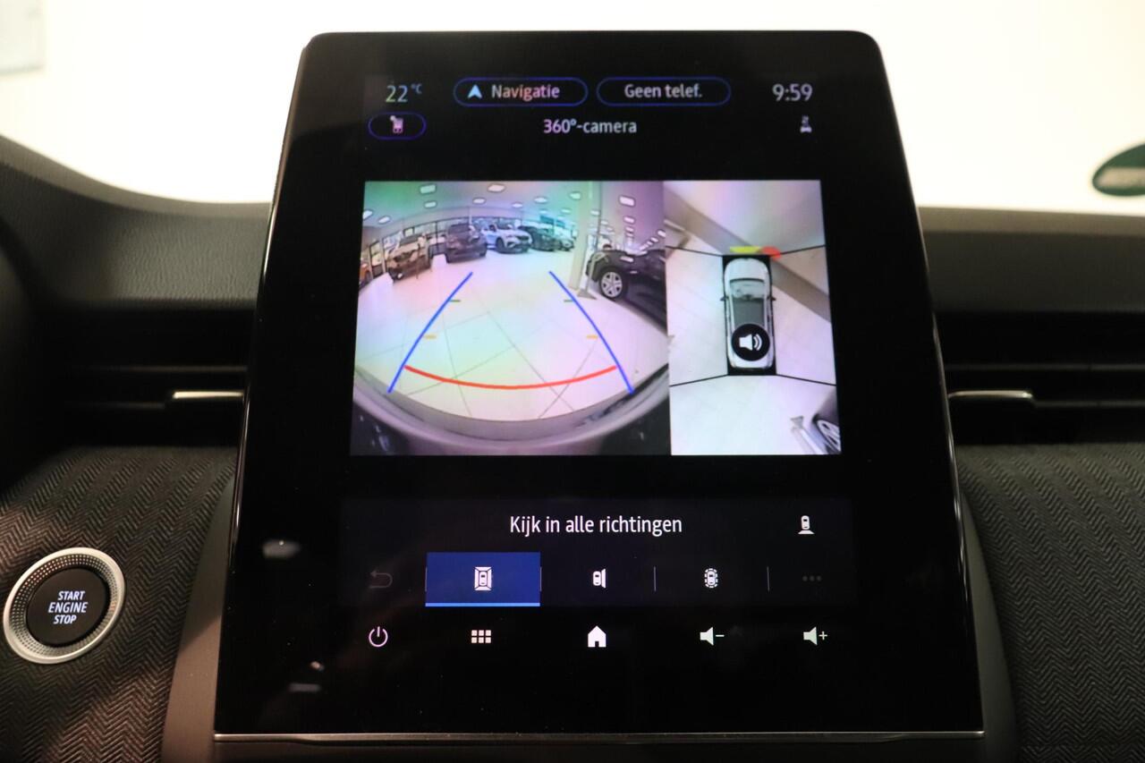 Renault CLIO 1.6 E-Tech Full Hybrid 145 techno | Rondom zicht Camera | Navigatie 9,3" | All season banden | Climate control | Cruise control | LED |