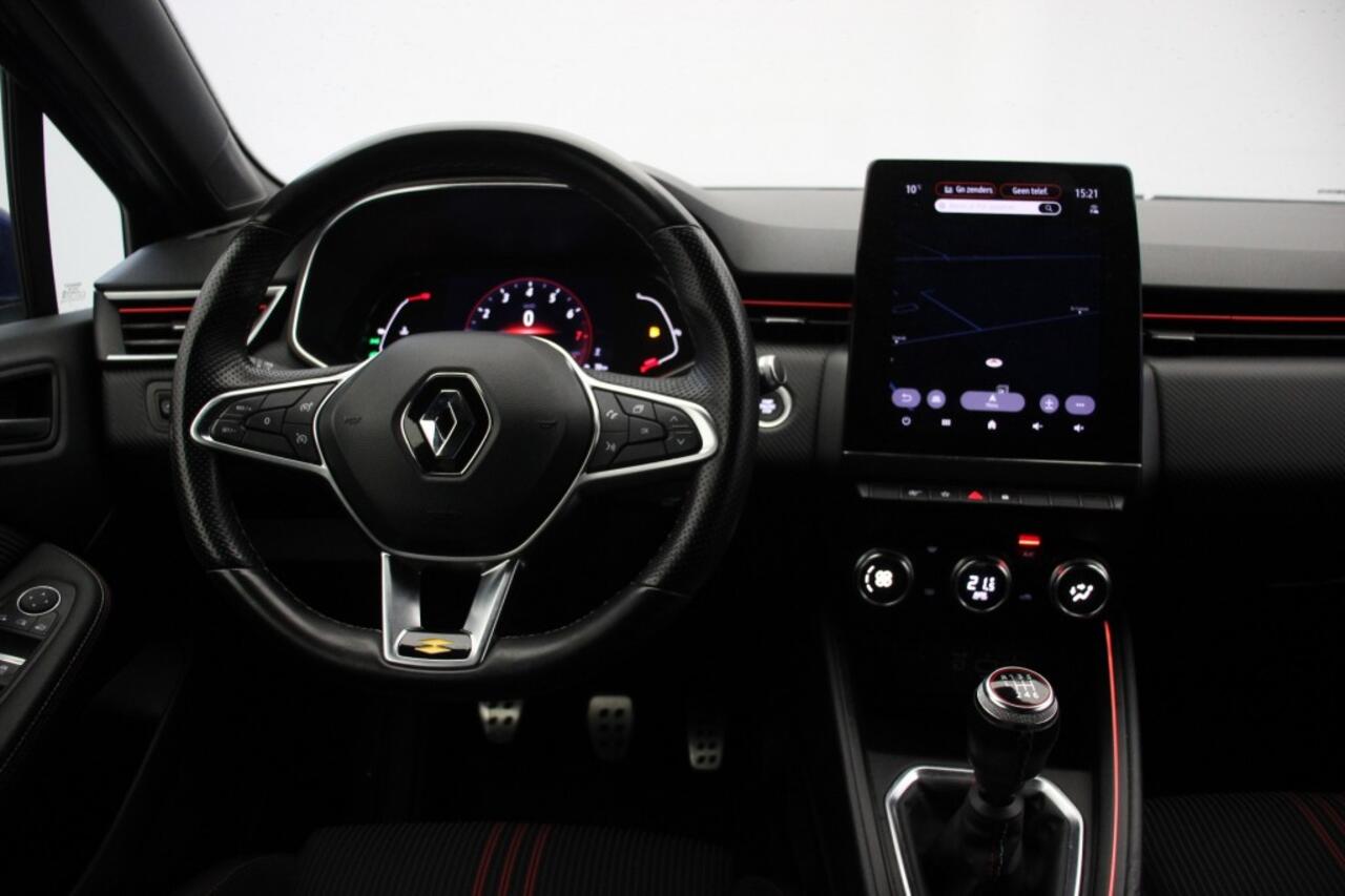 Renault CLIO 1.0 TCE RS Line - Digitaal Cockpit, Carplay, Camera, Navi, Cruise, Clima, Half Leer