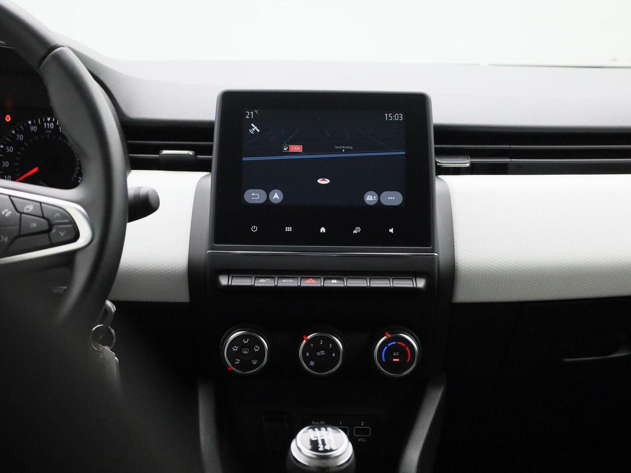 Renault CLIO TCe 90 Evolution | Easy Link multimediasysteem met Android Auto & Apple CarPlay | Airco | Parkeersensoren achter | Metaalkleur | Lichtmetalen velgen |